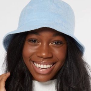 Y2K Terry Cloth Bucket Hat